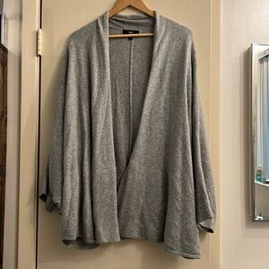 Mossimo S/M Shawl Sweater Coverlet‎ Gray Knit